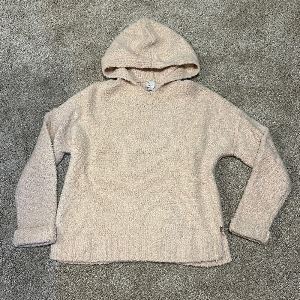 a new day Light Pink‎ Hooded Sweater